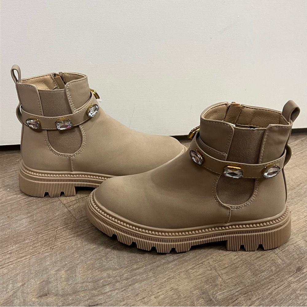 Girls Tahari Tab Jeweled Boots - Size 12C- Worn Once